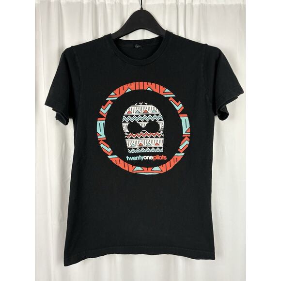 Twenty One Pilots 2014 The Quiet Is Violent Tour Aztec Print T-Shirt Women's S - Picture 1 of 6